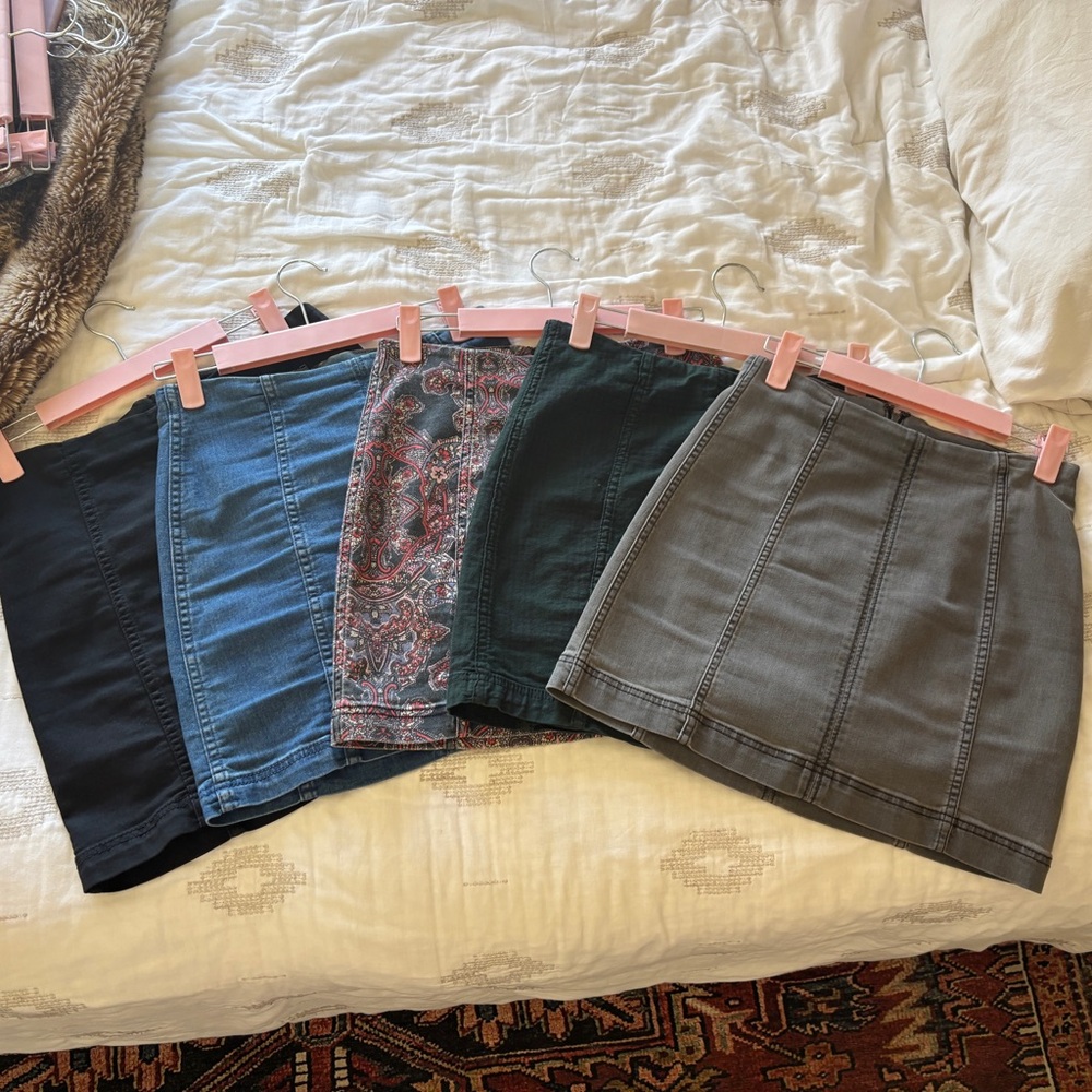 Free People Modern Femme Mini Skirt bundle size 4 - Picture 2 of 16